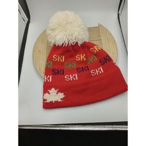 Vintage Canadian Winter Cap, Murray Merkley, 100% Virgin Wool Hat One Size Small